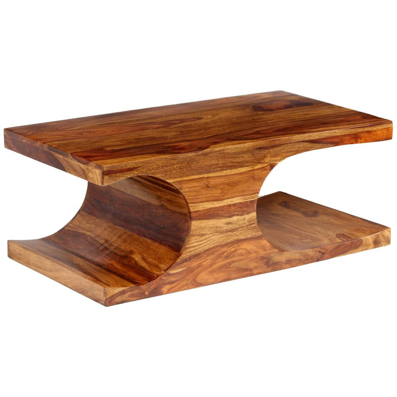 Couchtisch Massivholz 90 x 50 x 35 cm