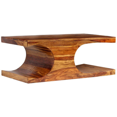 Couchtisch Massivholz 90 x 50 x 35 cm