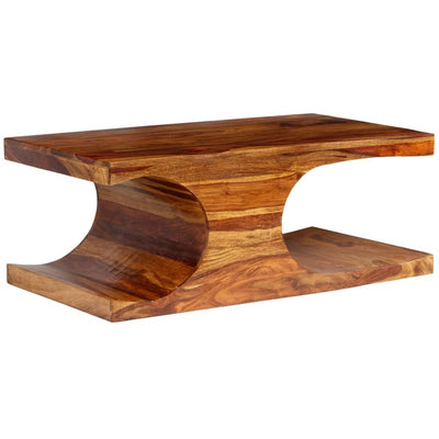 Couchtisch Massivholz 90 x 50 x 35 cm