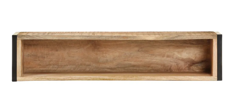 Pflanzkübel 90x20x68 cm Raues Mangoholz