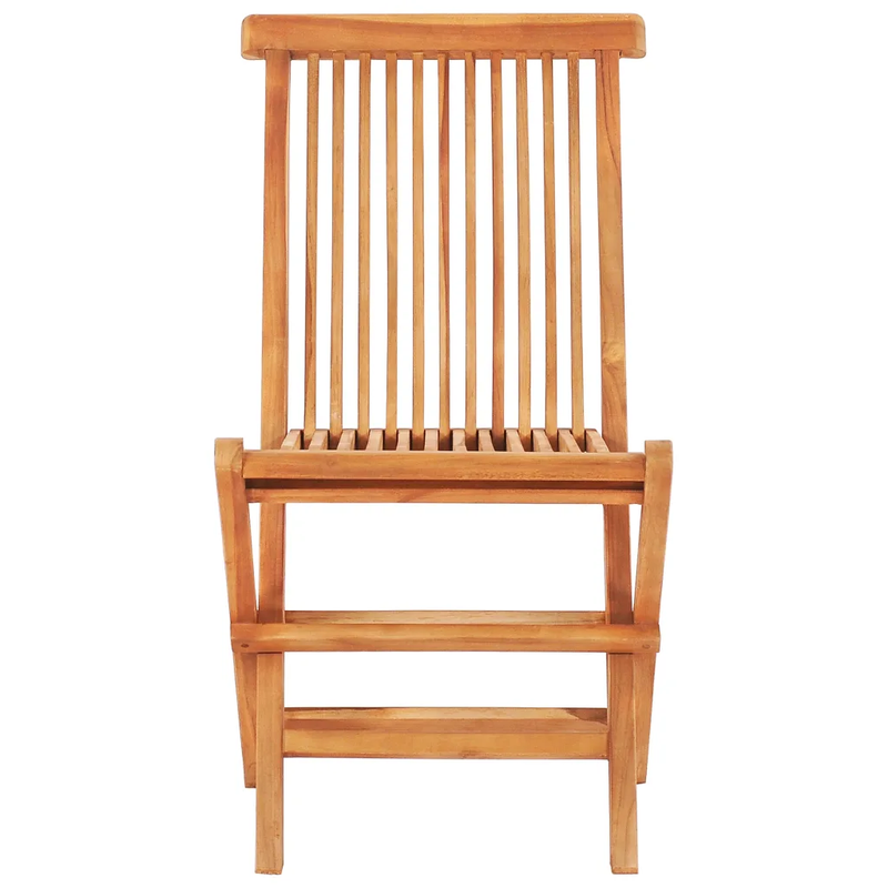 3-tlg. Bistro-Set Klappbar Teak Massivholz