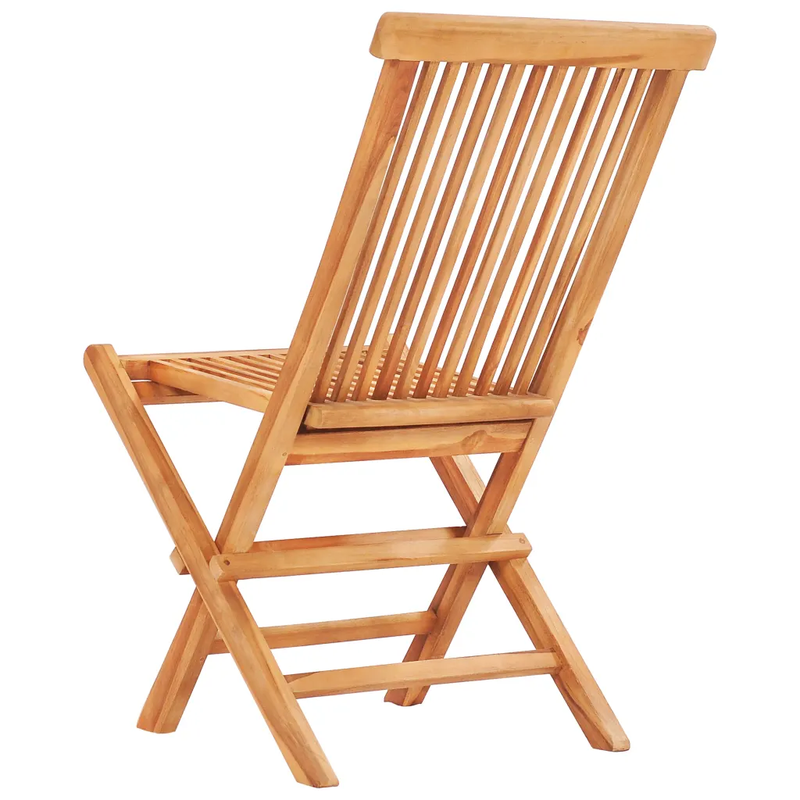 3-tlg. Bistro-Set Klappbar Teak Massivholz